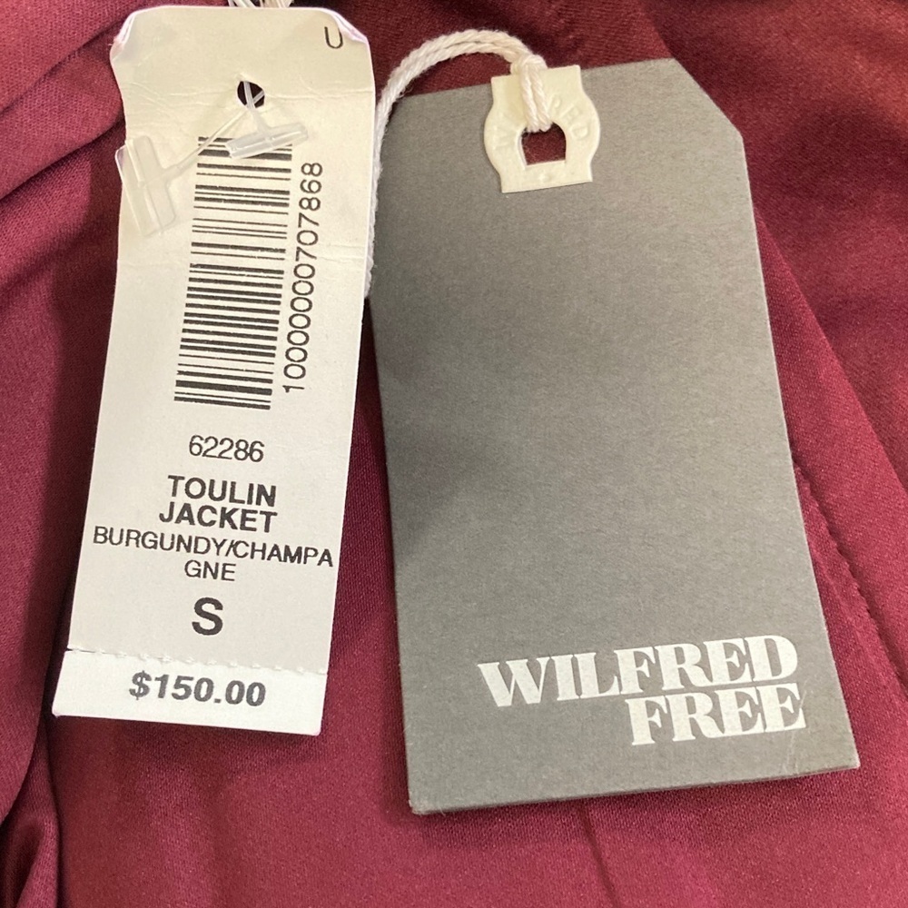 Wilfred Free Toulin Embroidered cropped Bomber Jacket NWT - Picture 9 of 10